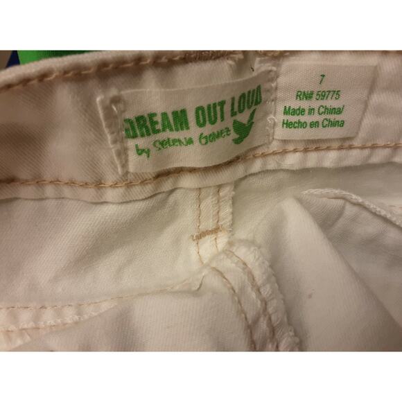 Dream Out Loud by Selena Gomez, Jean Skirt Mini Distressed, junior girls sz 7 - Picture 3 of 4